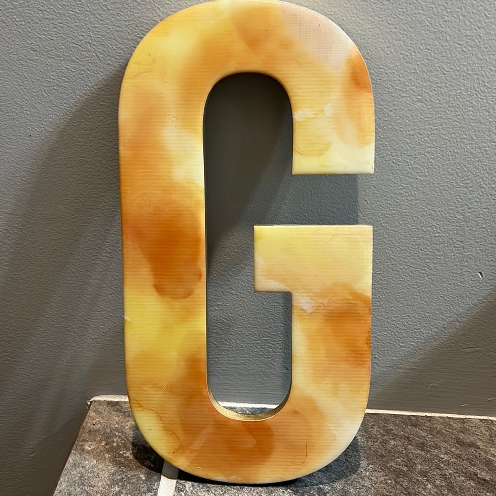Decorative block letters! 12 left!. $4 each or 4 for $12 or make an offer! - Picture 8 of 10